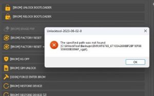 The-Specified-Path-Was-Not-Found