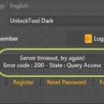 Server Timeout Try Again UT