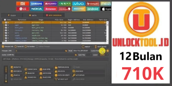 Harga Unlock Tool 12 Bulan