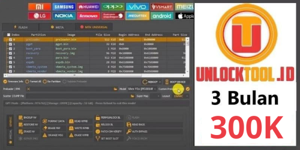 Harga Unlock Tool 3 Bulan